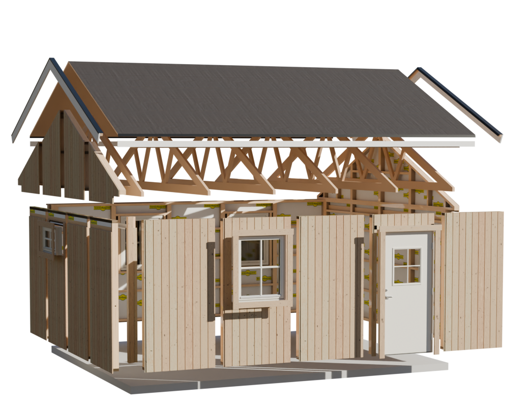 Montering av hus