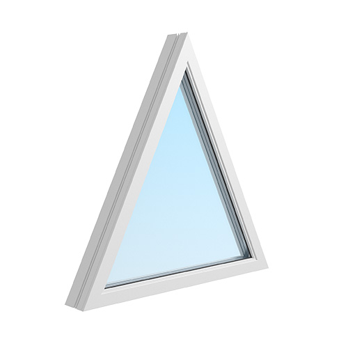 Trekantigt fönster, pyramid Energi Aluminium