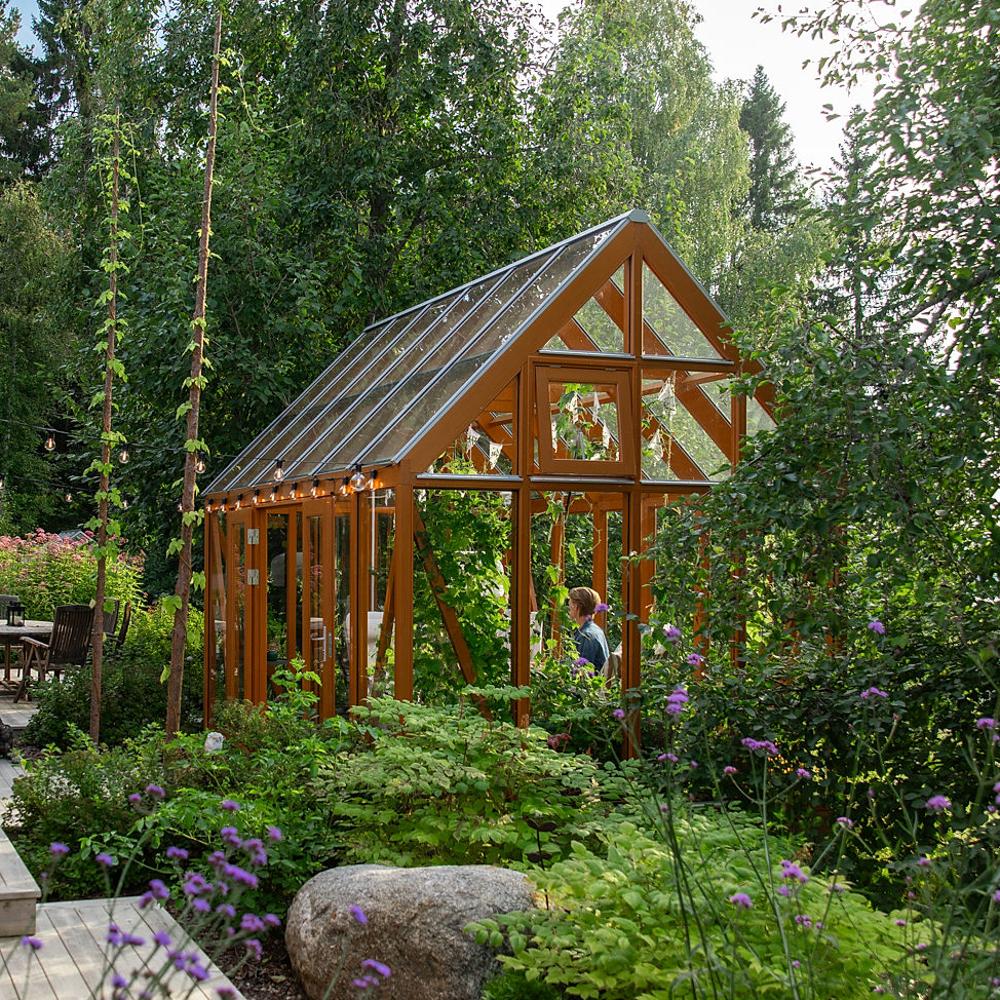 Växthus Sarek träväxthus