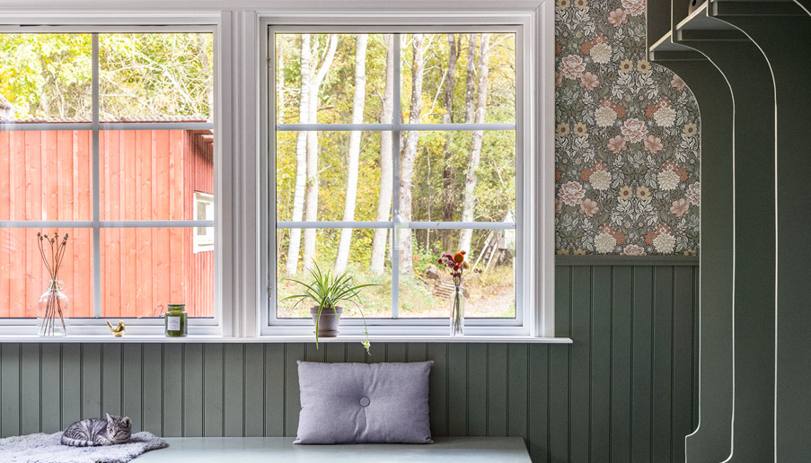 träfönster från Byggmax fönster och dörrar