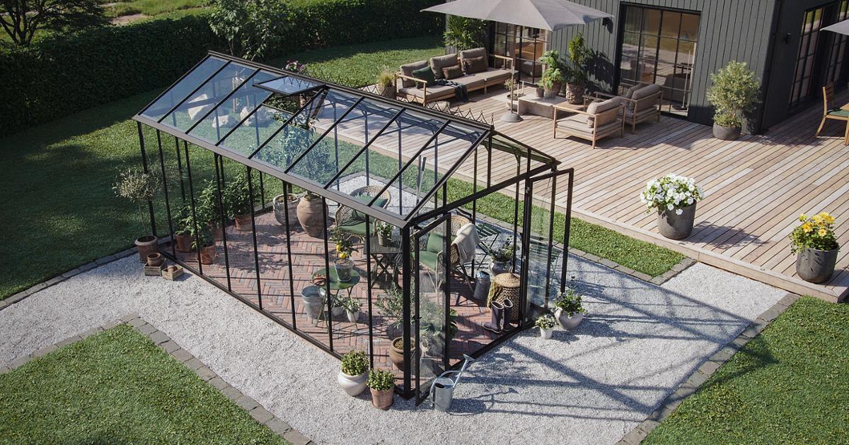 Växthuset Flora från Skånska Byggvaror