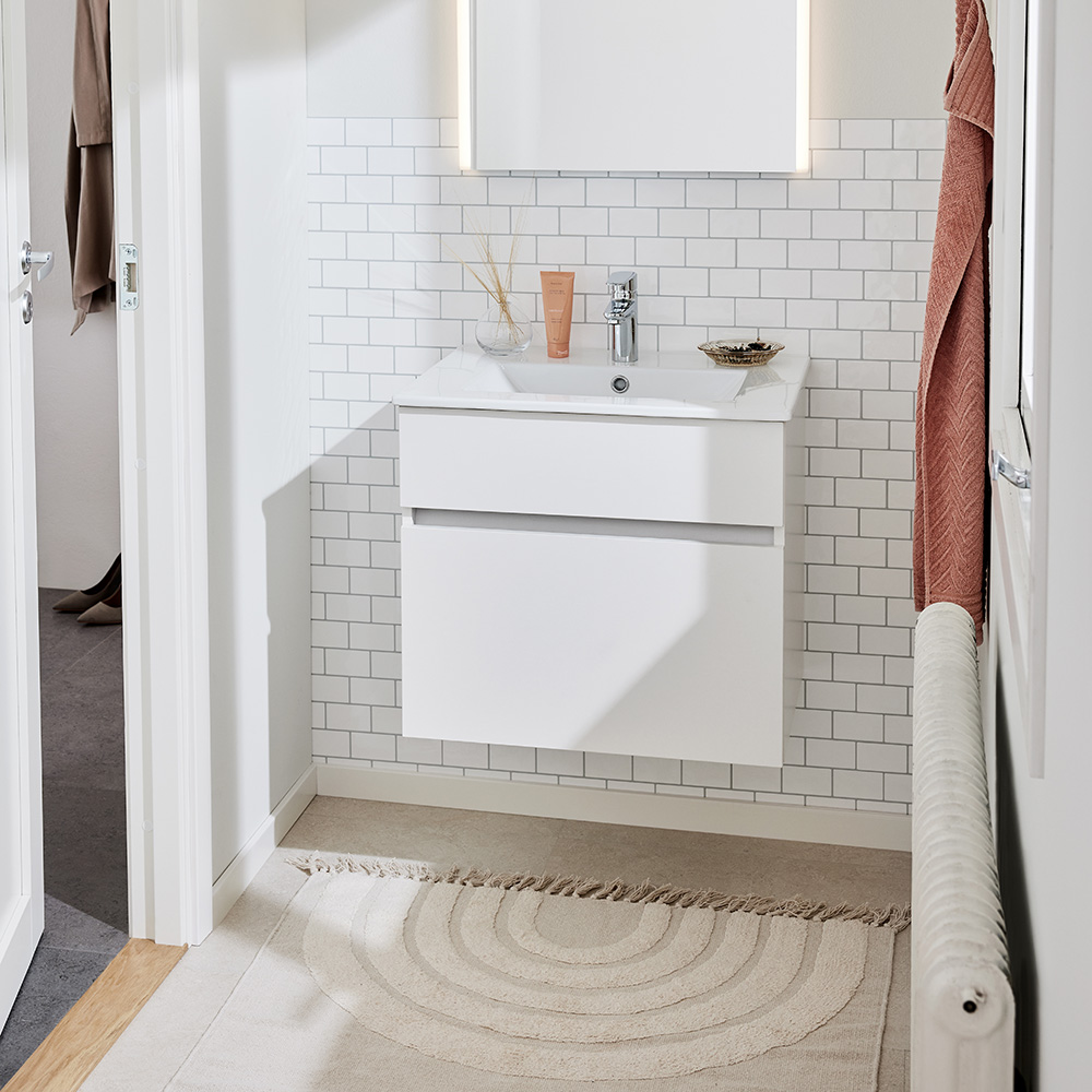 kommod med tvättställ noro nova vit