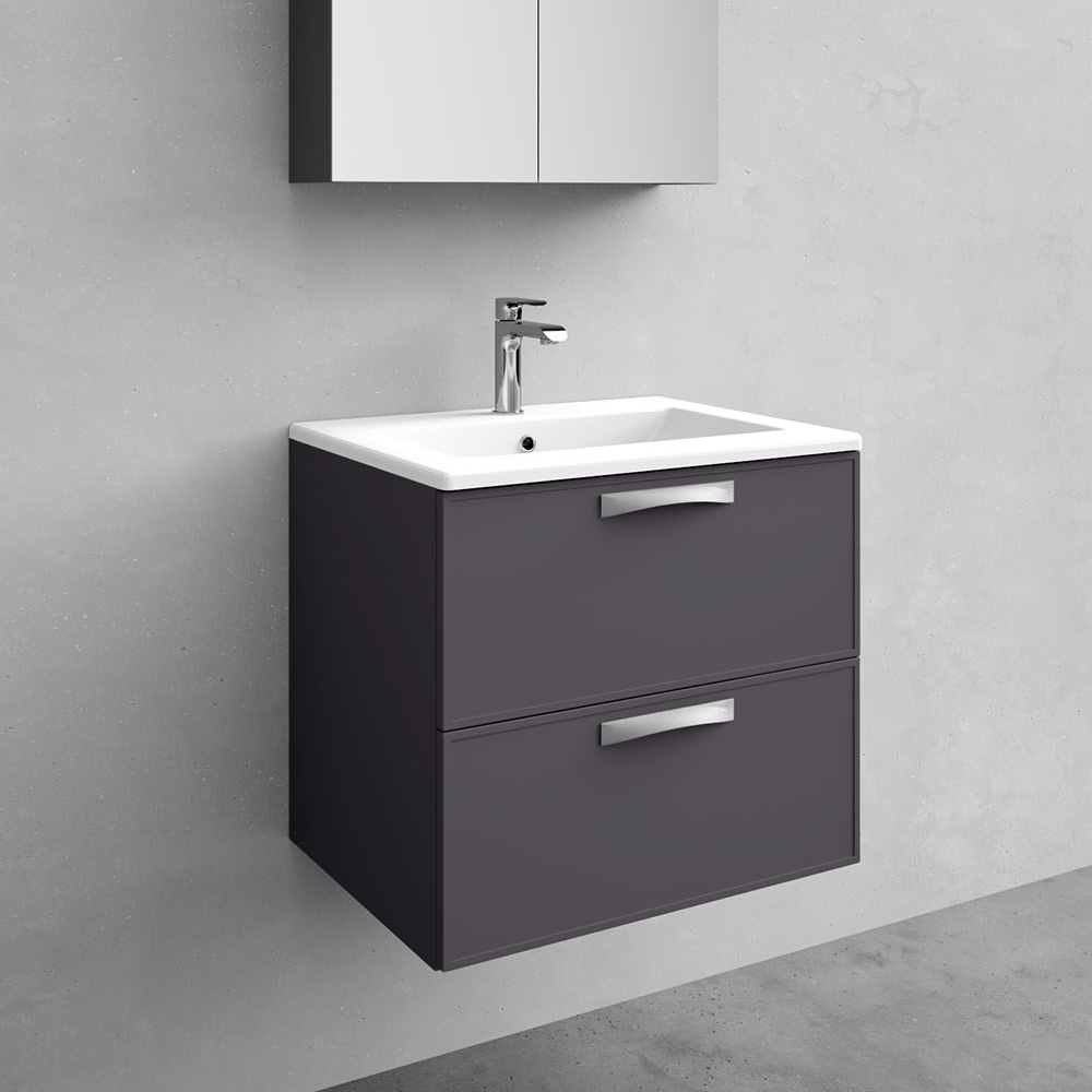 utan tvättställ noro vouge tvättställsskåp 600 mm, antracit