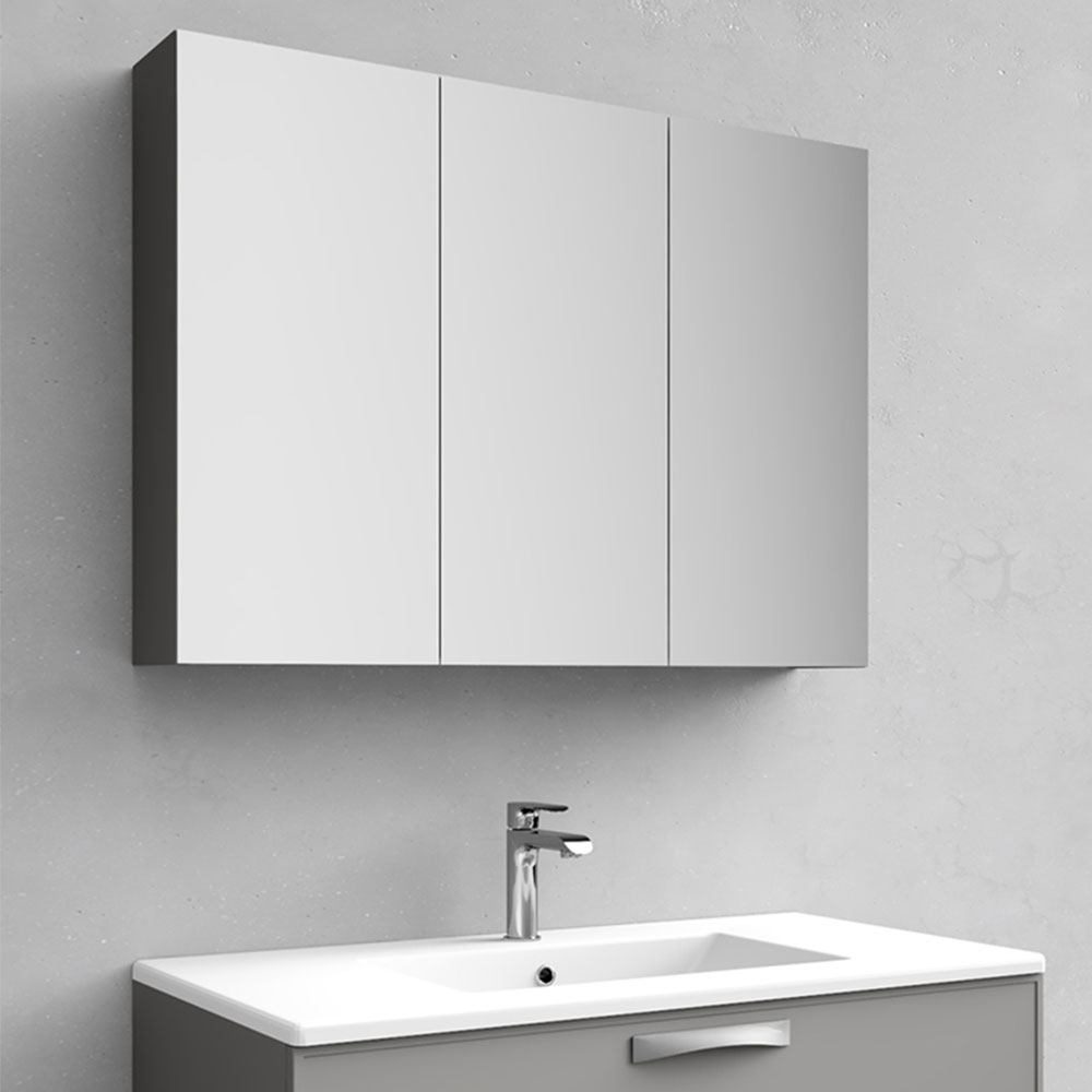 Spegelskåp Noro Flex 900 Mm, Grå