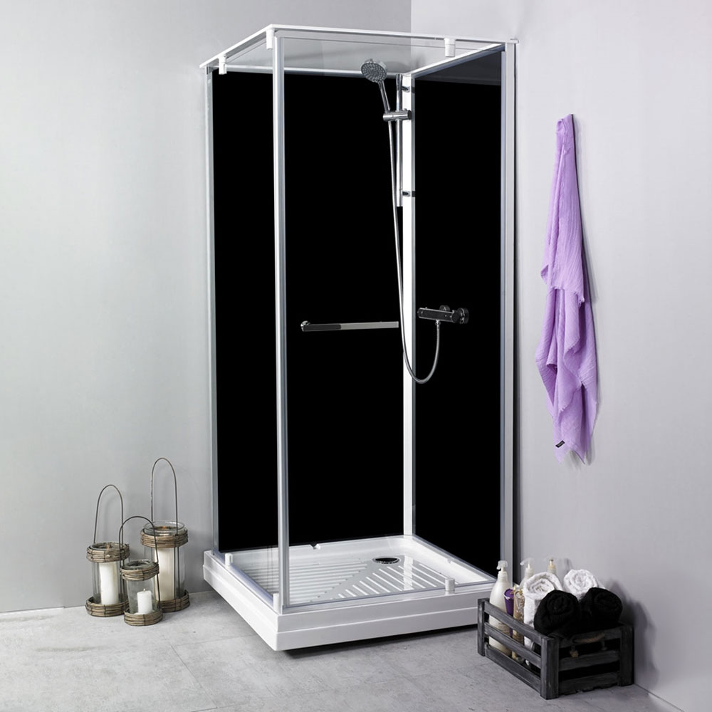 Duschkabin Noro Ocean Svart 800x800 Mm