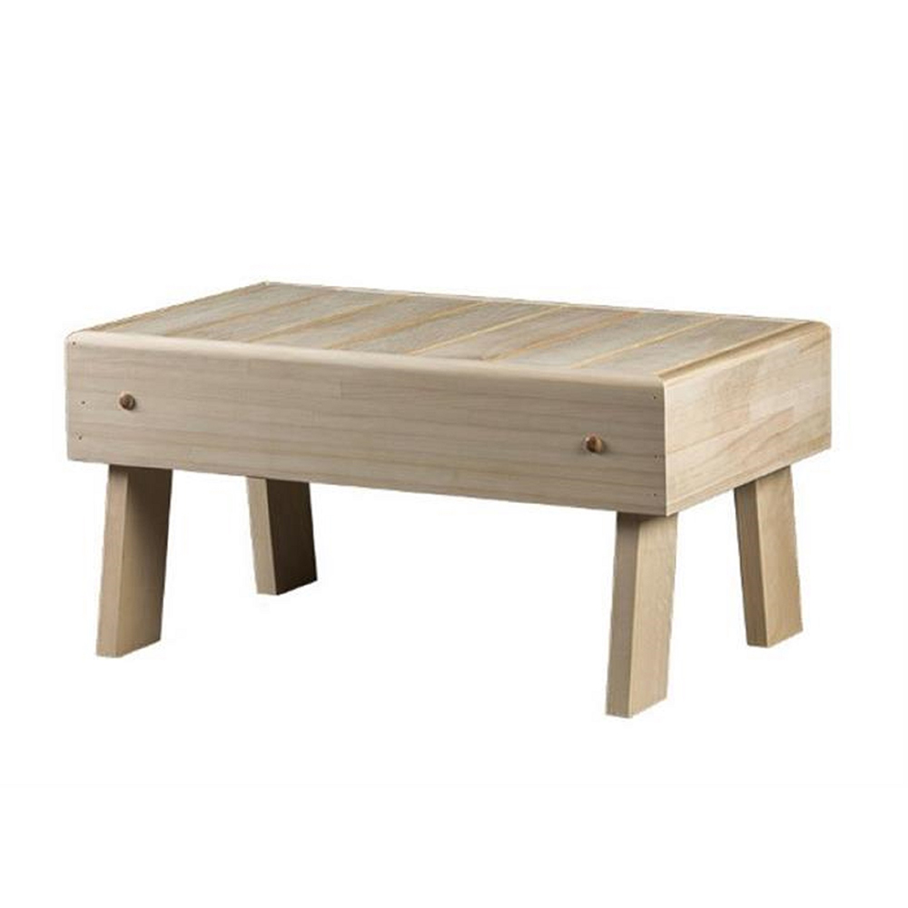 Sauna Sweden Pall 70x40 Cm Asp