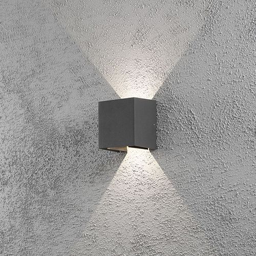 Vägglykta Konstsmide Cremano LED Mörkgrå