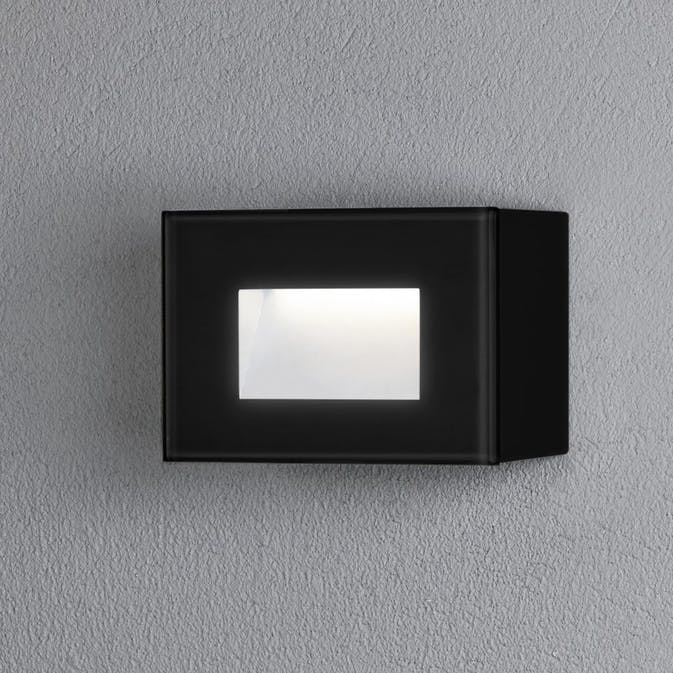 High Power LED Konstsmide Chieri Vägglykta 4W Svart