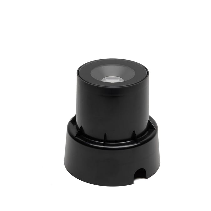 6W HP LED Konstsmide Inbyggd Markspot Svart