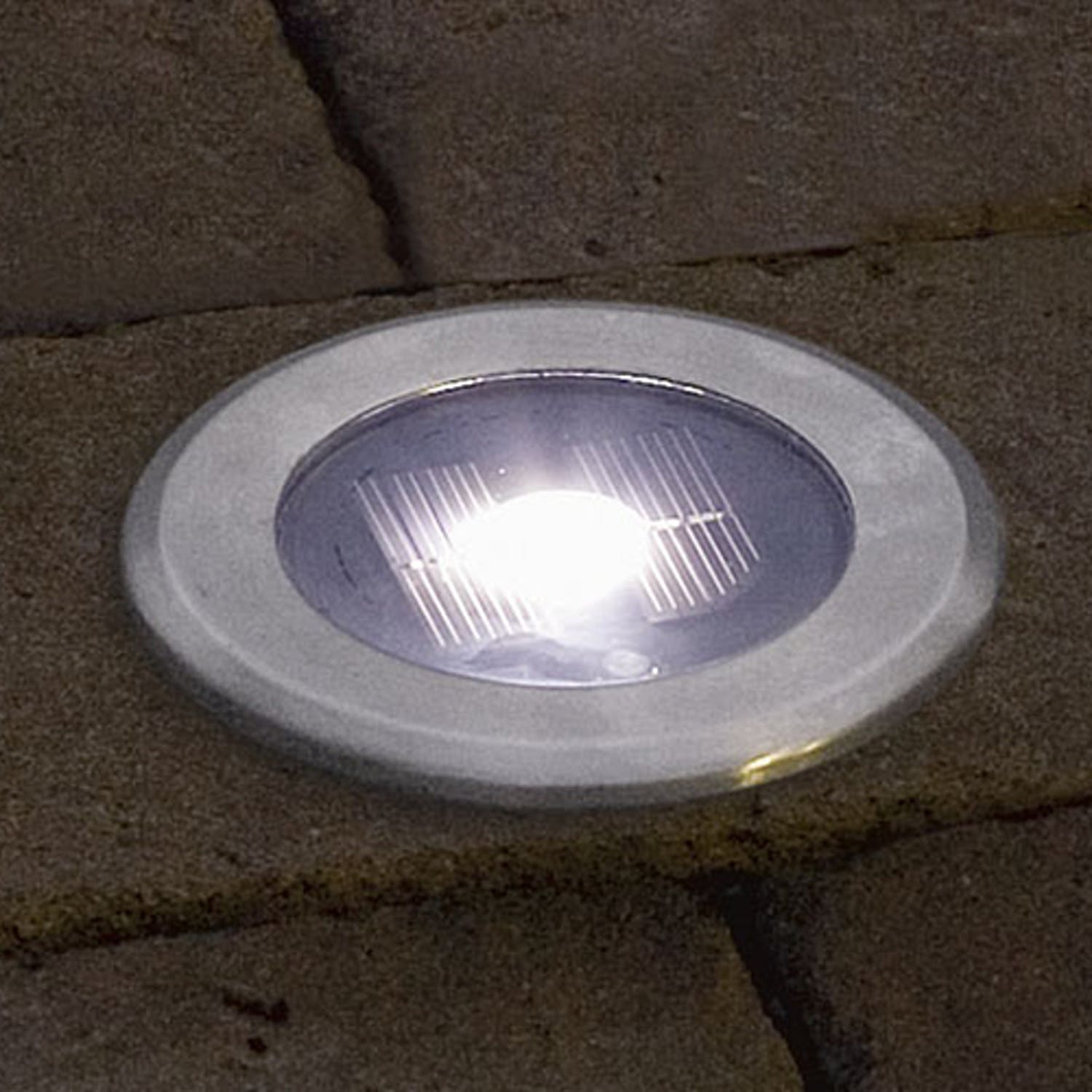 Konstsmide Markspot LED solcells solcellslampa Batteri 2xAA