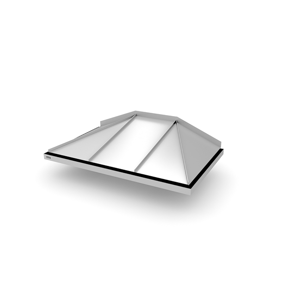 Dybde Fra 955 Mm Hipped - Entrétak Sølvmetallisk, 955 Mm, 1600 Mm