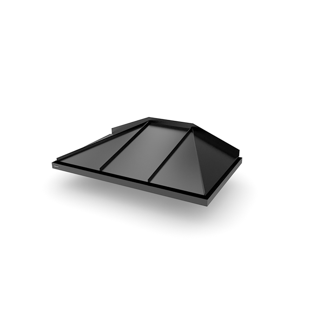 Dybde Fra 955 Mm Hipped - Entrétak Sort, 955 Mm, 1600 Mm