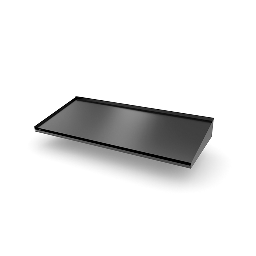 Dybde 850 Mm Simple Classic Small - Entrétak Sort, 2000 Mm, Sølv Spotlights