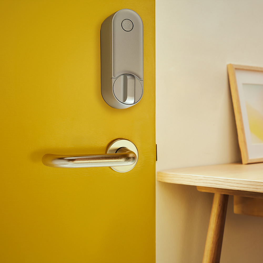 Yale Linus L2 sølv Digital lås til leilighetsdør