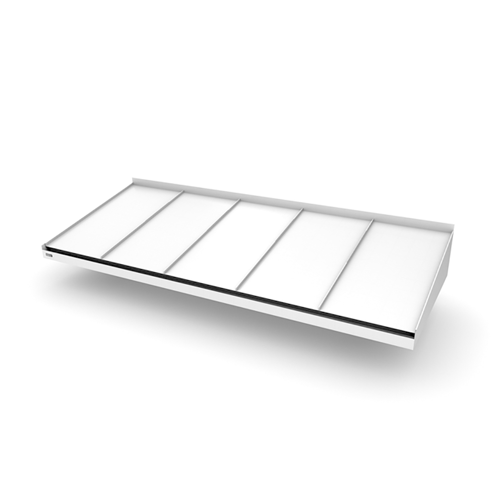 Djup 850 Mm Classic Small - Entrétak Varmvit, 2000 Mm, Utan Spotlights