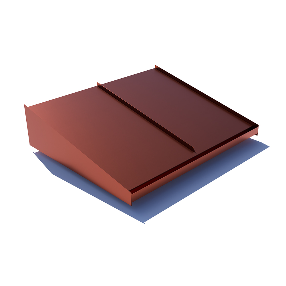 Djup 1150 Mm Entrétak Large 1200 Mm, Tegelröd, Antikvit