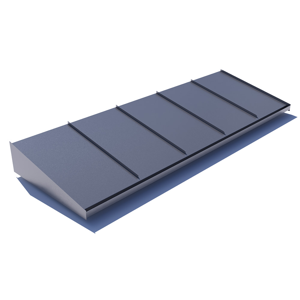 Djup 1150 Mm Entrétak Large 3000 Mm, Silvermetallic, Antikvit