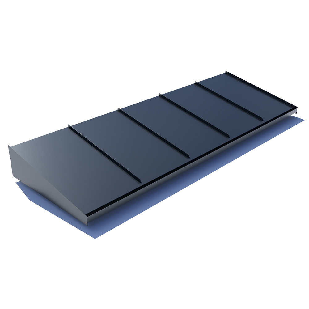 Djup 1150 Mm Entrétak Large 3000 Mm, Mörkgrå, Samma Som Ovansidan