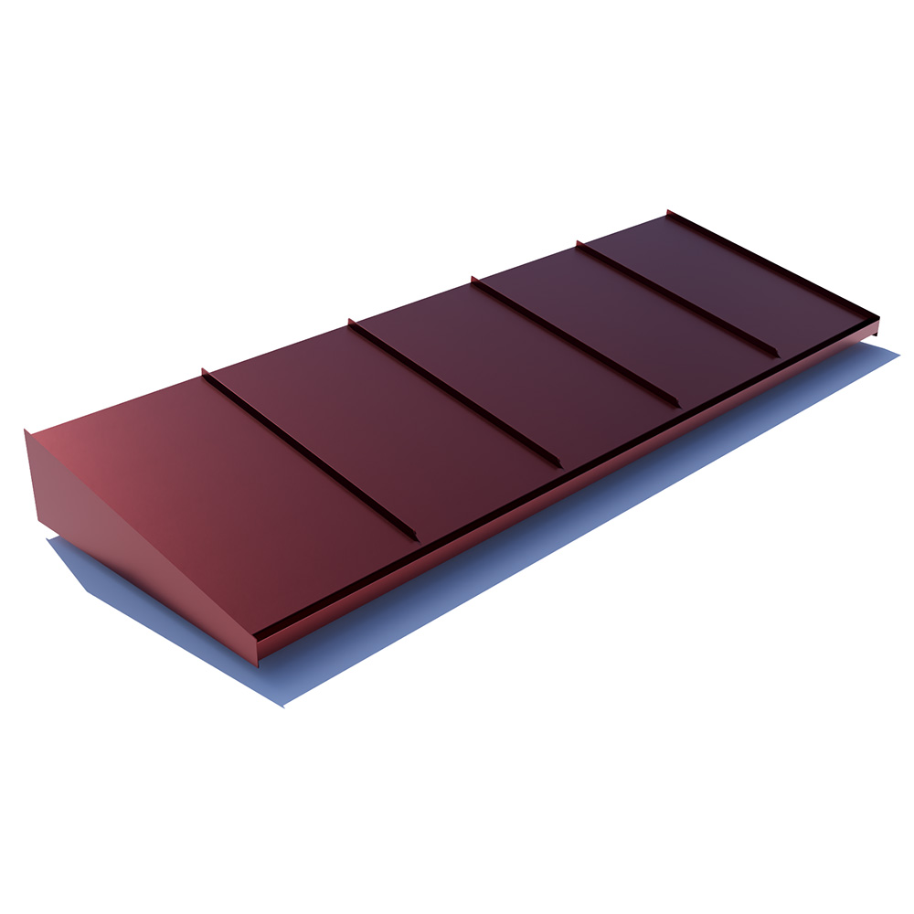 Djup 1150 Mm Entrétak Large 3000 Mm, Mörkröd, Antikvit