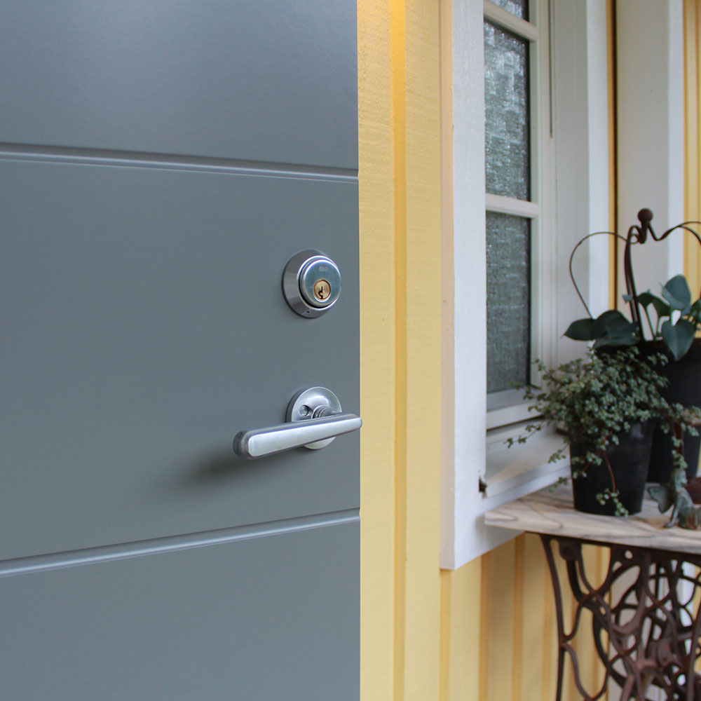 Beslagspaket Borstad krom B152M med borr