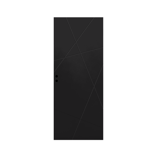 Innerdörr Bergö Grunda Design 9 X 20, Svart