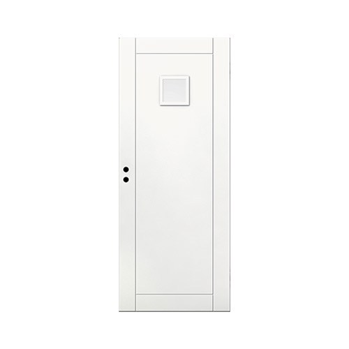 Innerdörr Frösö Grunda Design 10 X 20, Vit, Frostat Glas