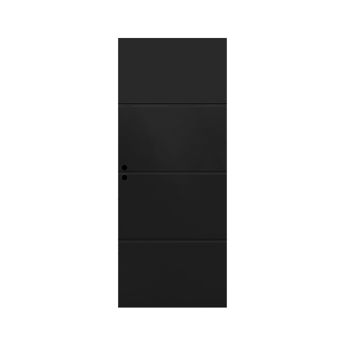 Innerdörr Spårö Grunda Design 7 X 21, Svart