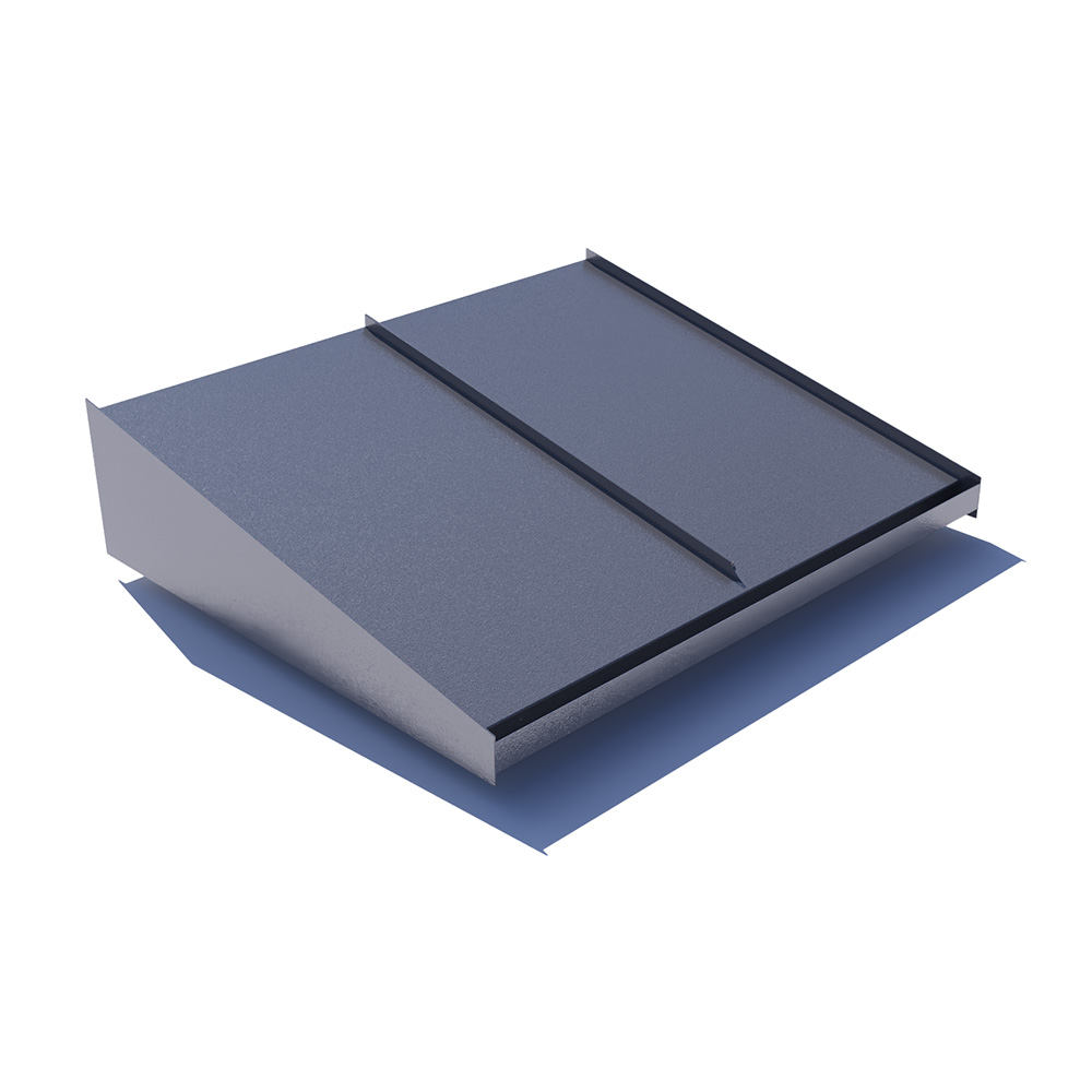 Kulörprov Silvermetallic RAL9006 Entrétak Takfabriken