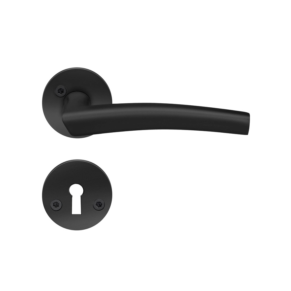 Handtag Mattsvart rostfritt stål