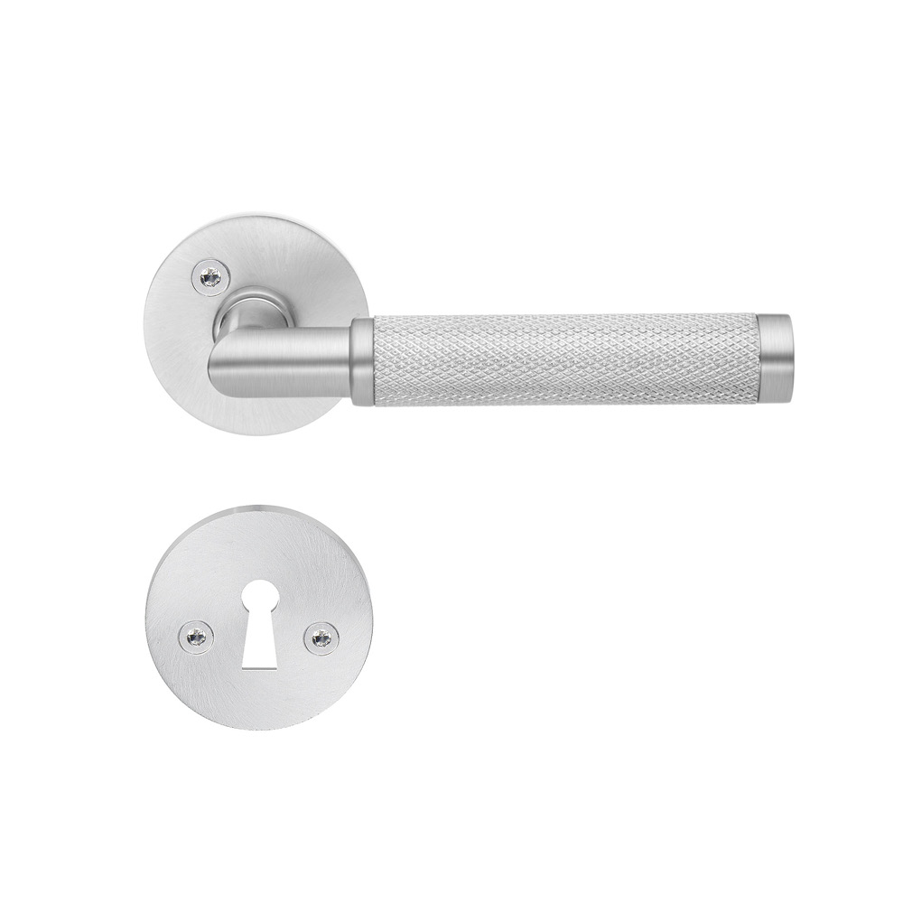 Handtag Borstad krom