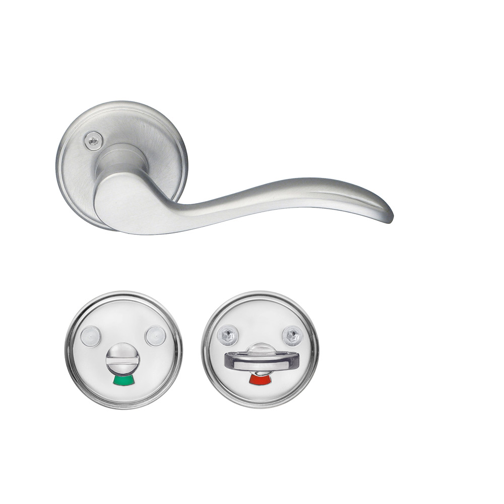 Handtag toalett Borstad krom