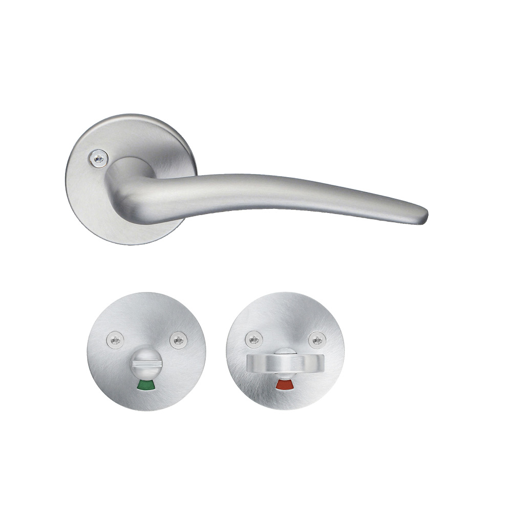 Handtag toalett Borstad krom