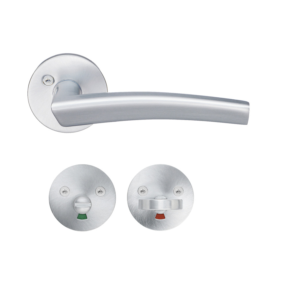 Handtag toalett Borstad krom