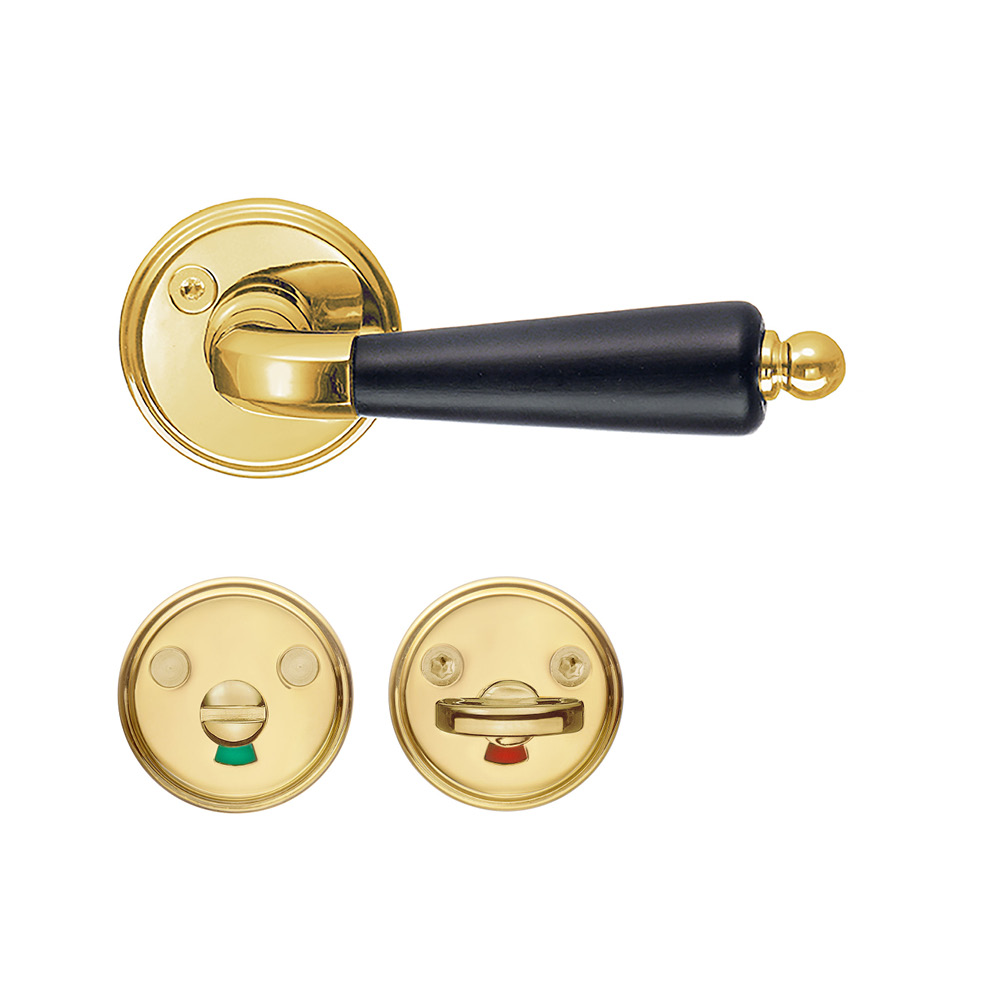 Handtag toalett Polerad mässingfinish, PDV