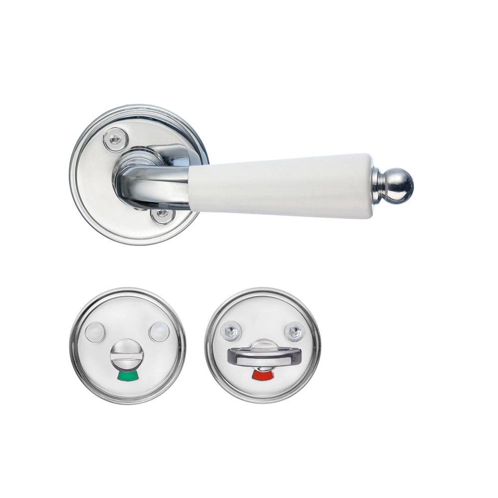 Handtag toalett Polerad krom