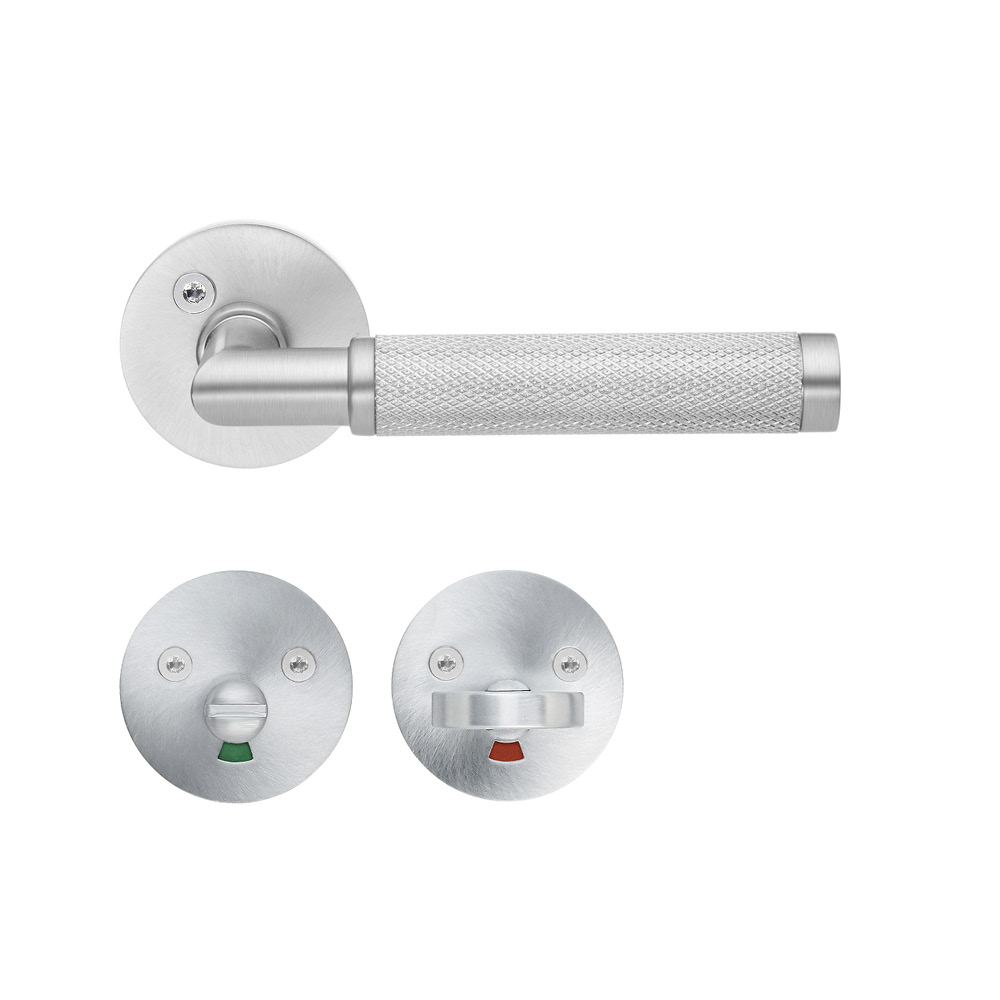 Handtag toalett Borstad krom