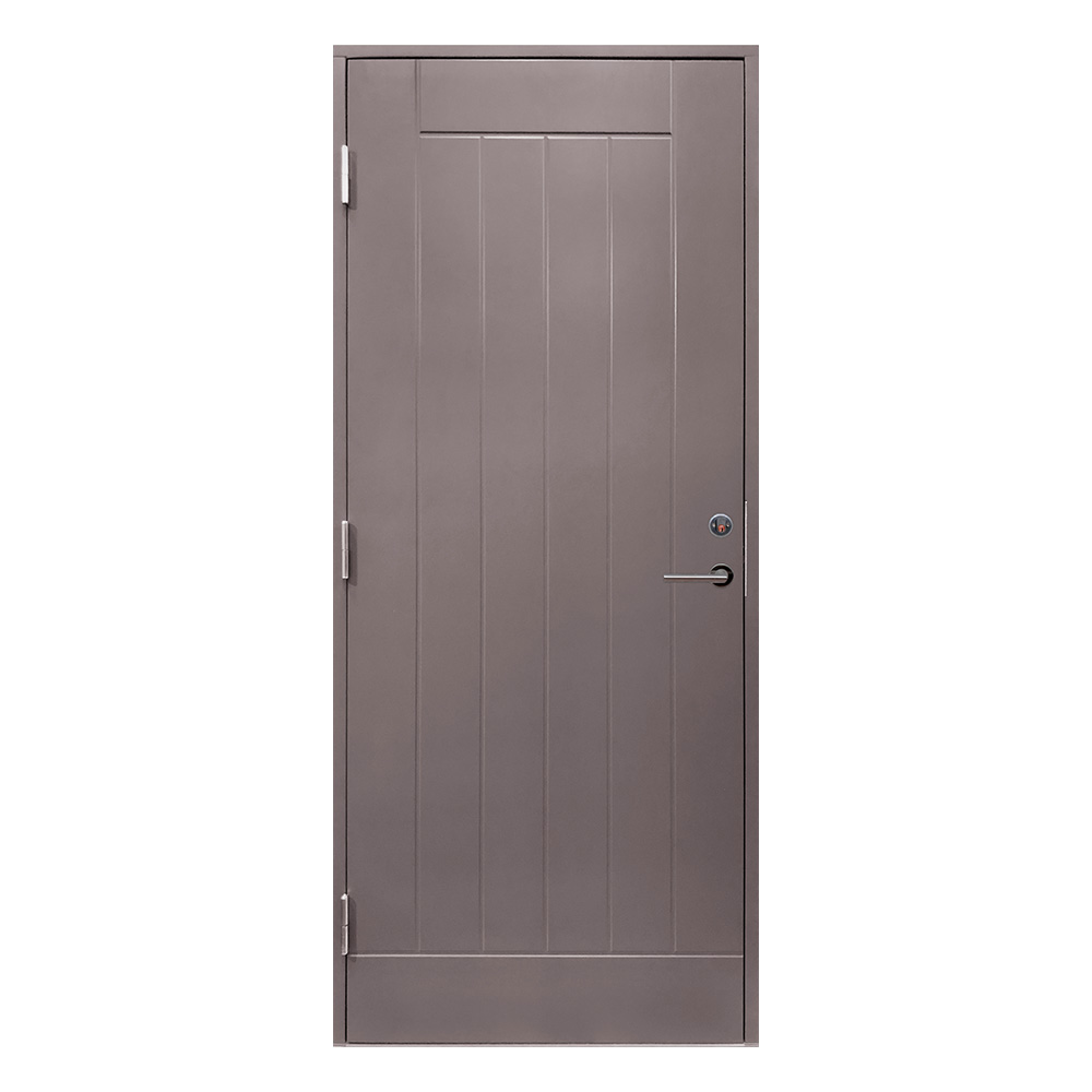 Ytterdörr Kaski - Lagervara Kärnhult Grå Vänsterhängd, 8 X 19