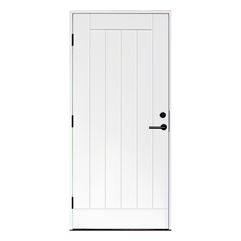Ytterdörr Kaski Kärnhult Vit Vänsterhängd, 8 X 20