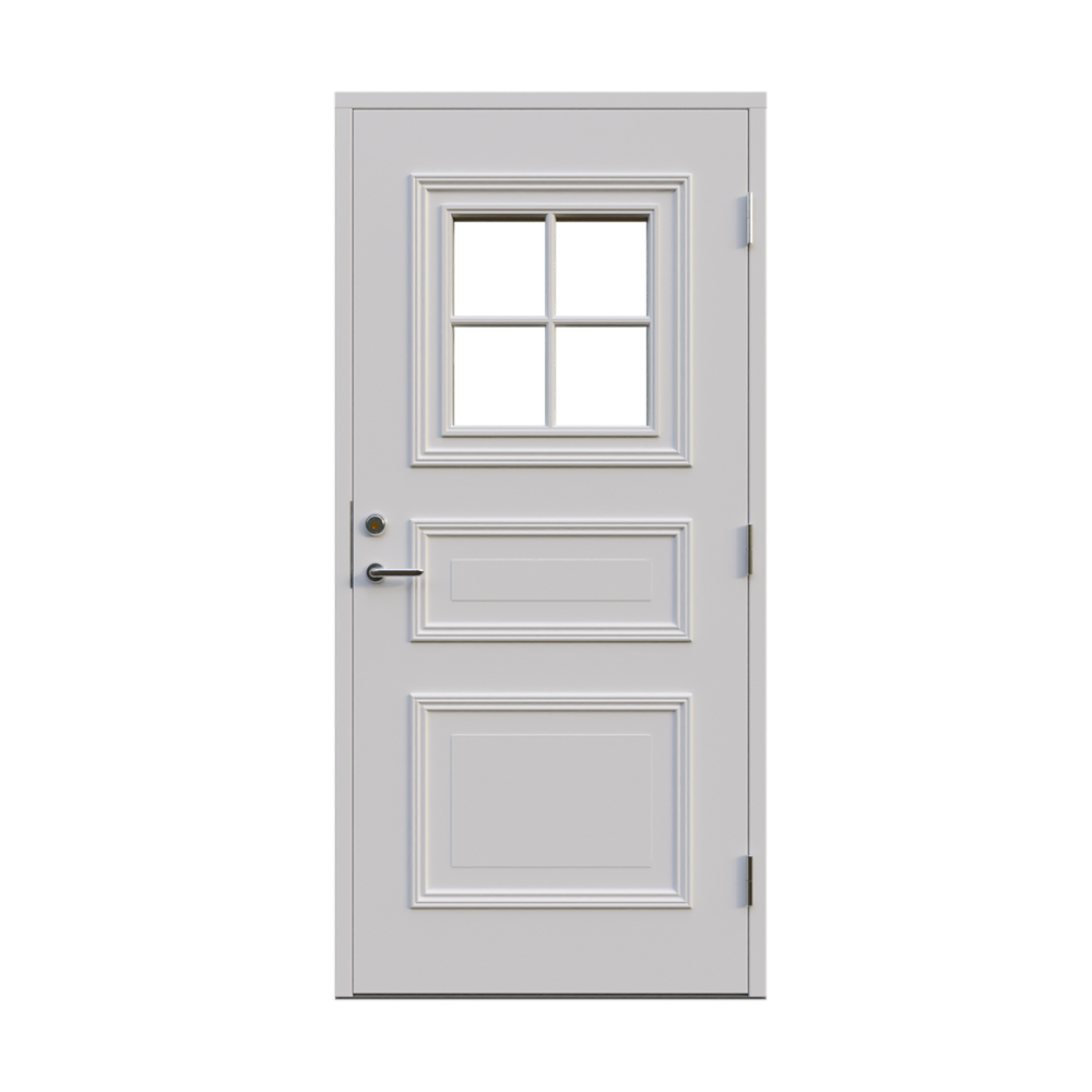 Rönnäs - Enkeldörr med glas Leksandsdörren