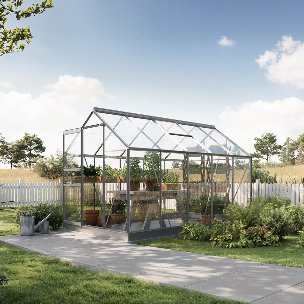 Drivhus Bruka Aluminium Sikkerhetsglass, 6,1 M²