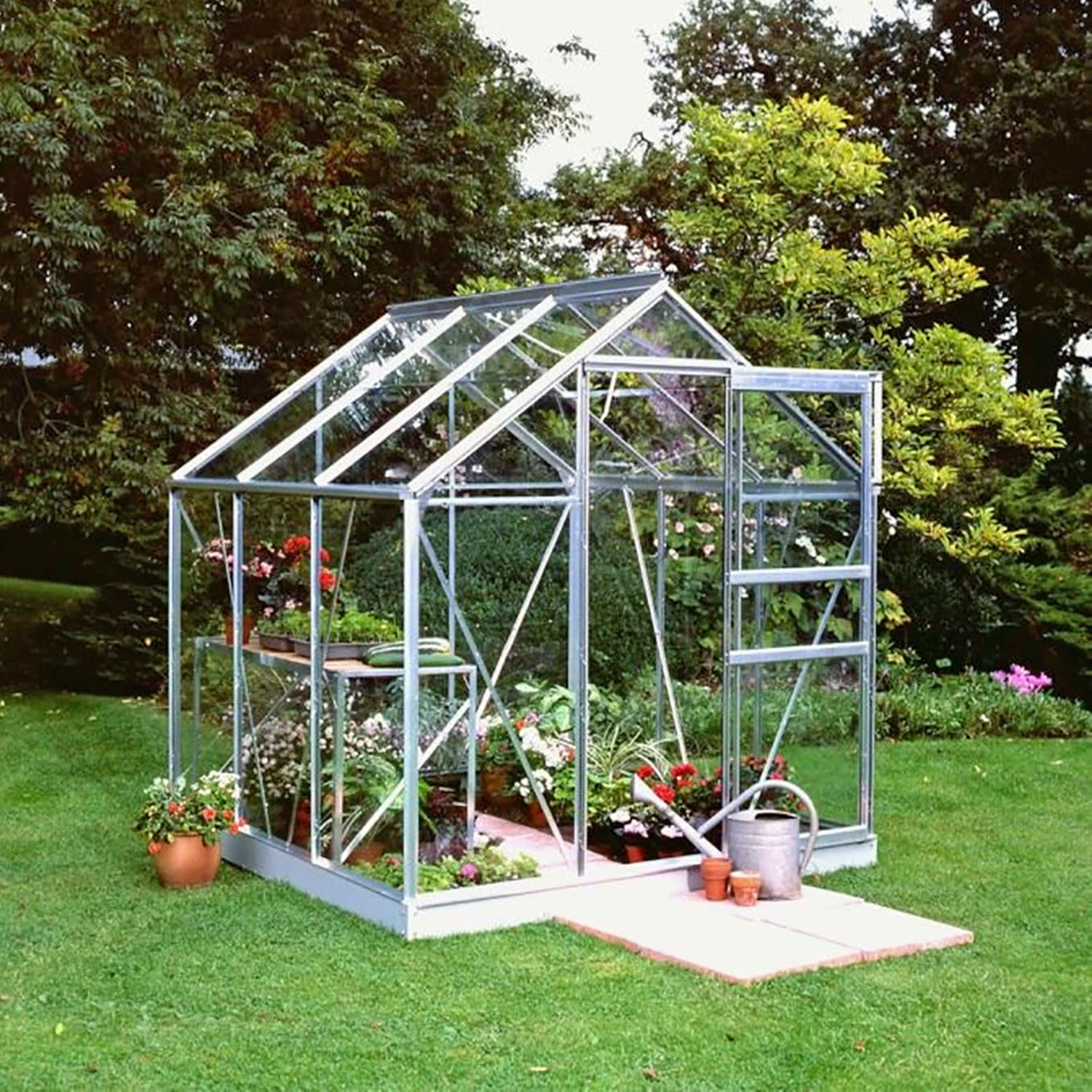 Drivhus Bruka Aluminium Sikkerhetsglass, 3,7 M²