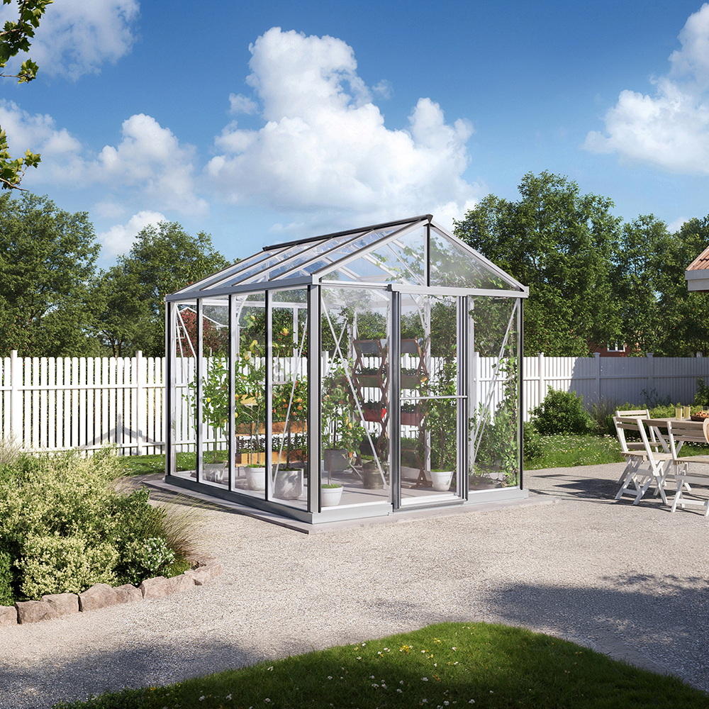 Drivhus Oasen Master Hobby Aluminium, 7,3 M²