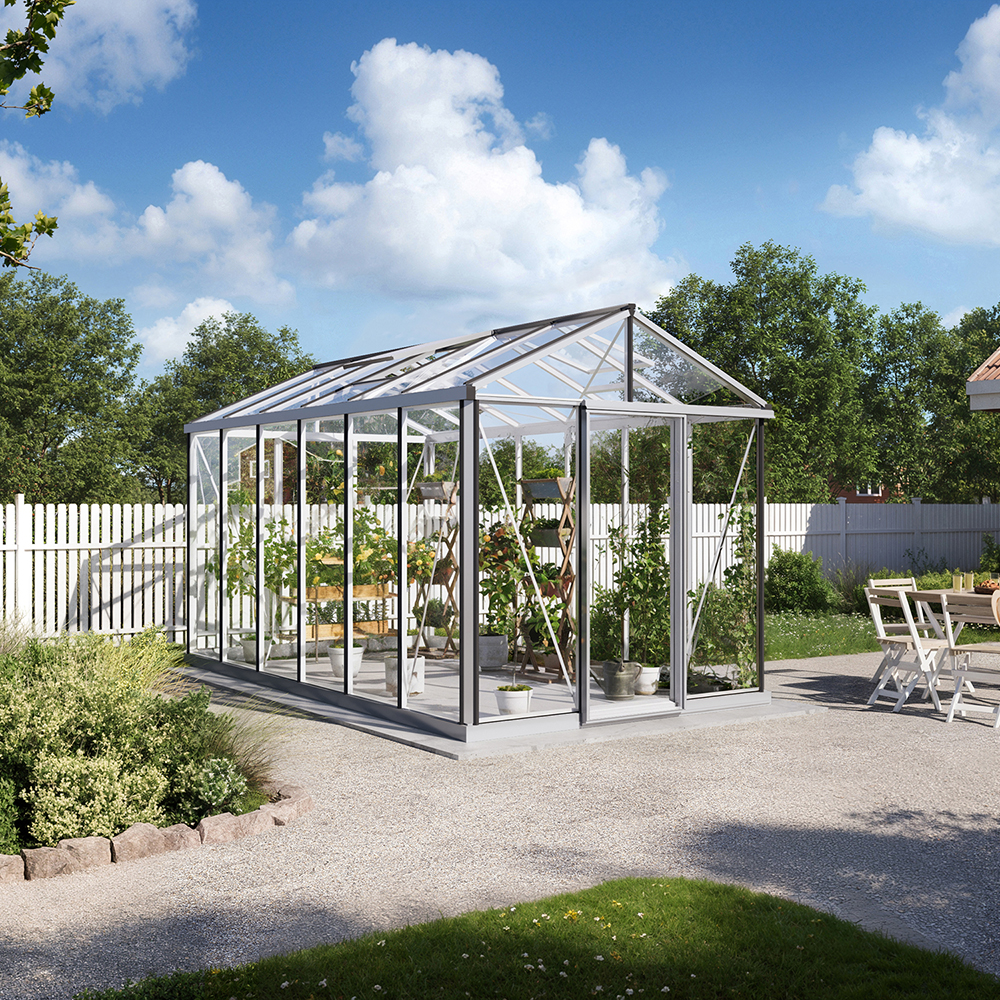 Drivhus Oasen Master Hobby Aluminium, 10,8 M²