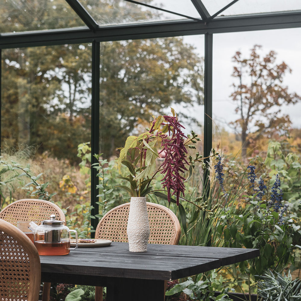 Drivhus Oasen Senior Victorian Mørk Grønn, 18,8 M²