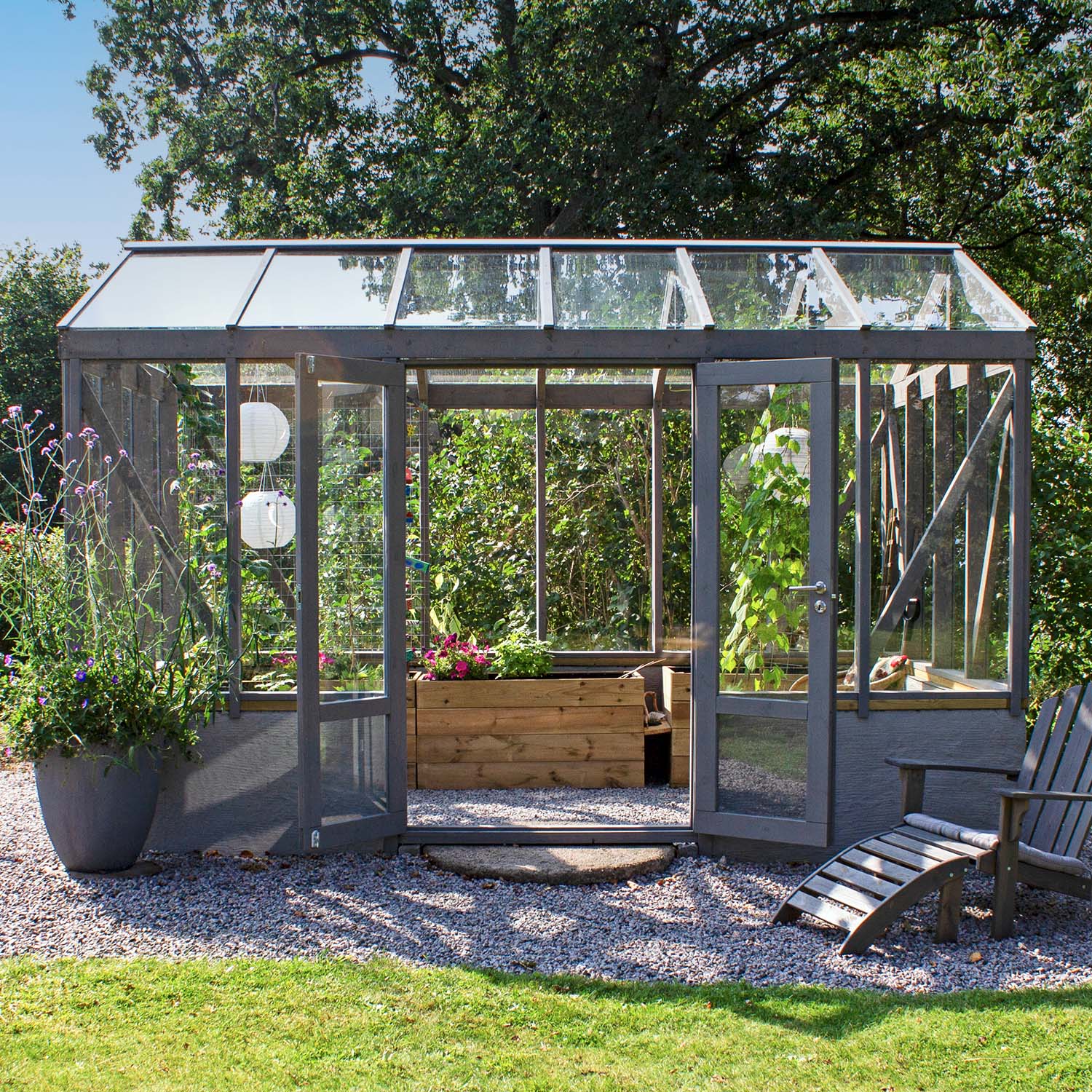 Tredrivhus Linnea Mur 7,5 M²