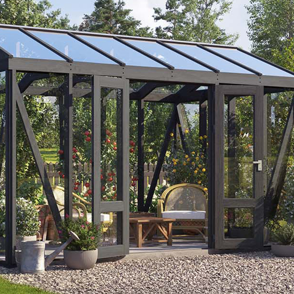 Linnea ekstra dør - Mørkgrå