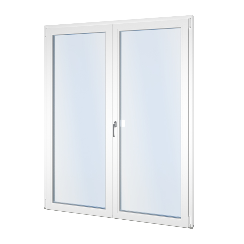 Fönsterdörr helglas PVC Classic, inåtgående pardörr