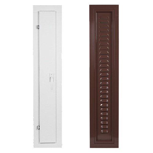 Både Vänster- Och Högerhängd Vädringslucka - Till Energi Alu 21, Vänsterhängd, Nötbrun