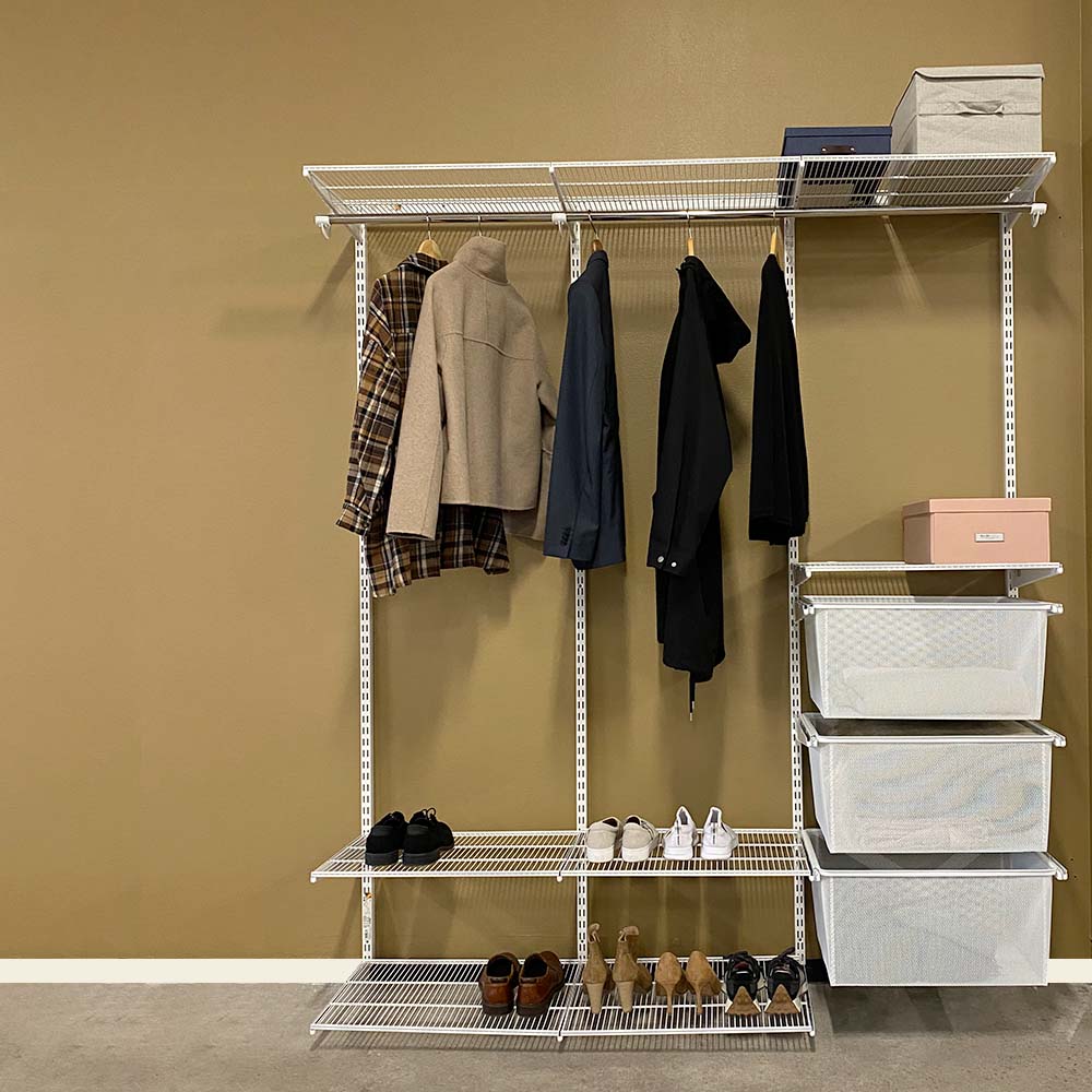 Hall - 1840 mm Wiksbo hög med meshkorgar