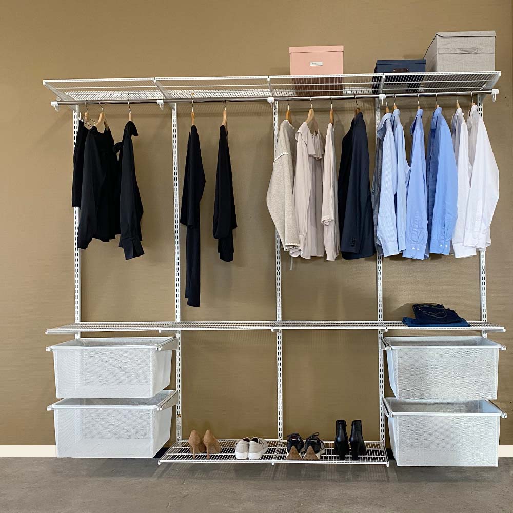 Hall - 2480 mm  Wiksbo hög med meshkorgar